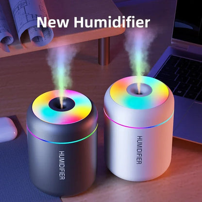 180ML Mini USB Aroma Diffuser & Humidifier – Essential Oil Purifier for Car, Home, Bedroom