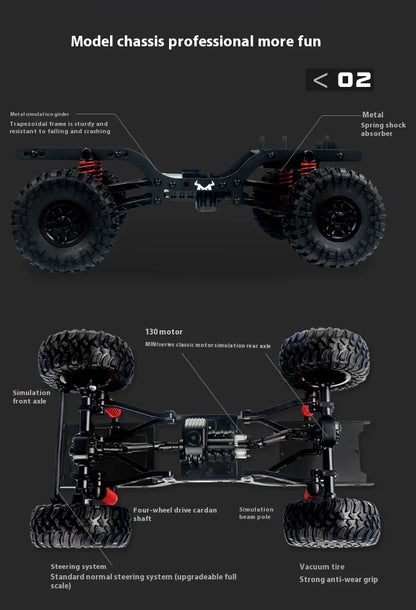 1:12 MN90 RC Car – Off-Road Vehicle for Boys & Men Gift