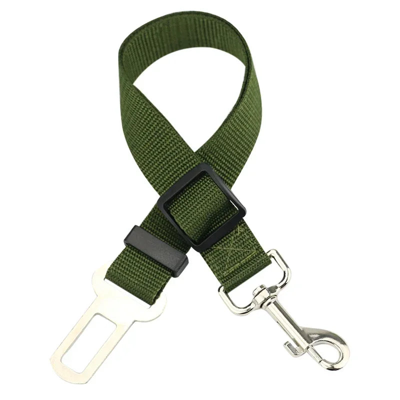 Adjustable Pet Car Seat Belt – Safety Harness for Dogs & Cats