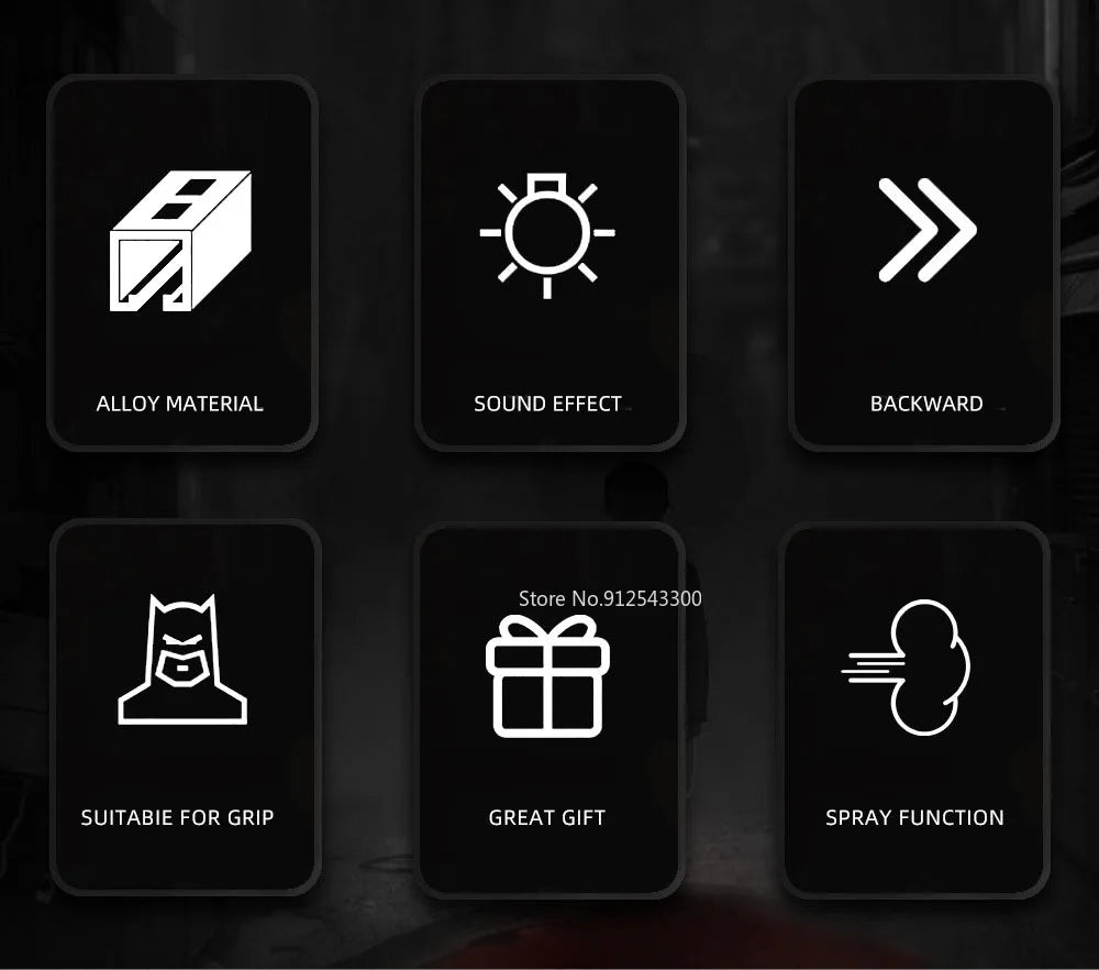 1:18 Alloy Batmobile – Sound & Light Car Model for Fans & Collectors