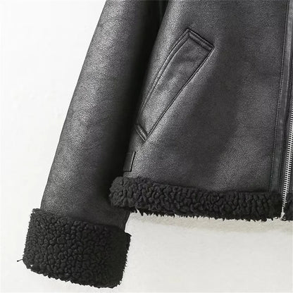 Double-Sided Biker Jacket – Long Sleeve & Collared