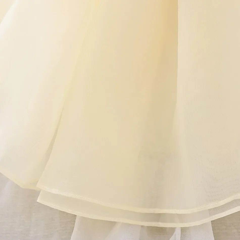 Kids Wedding Dress – Sleeveless Flower Girl Gown