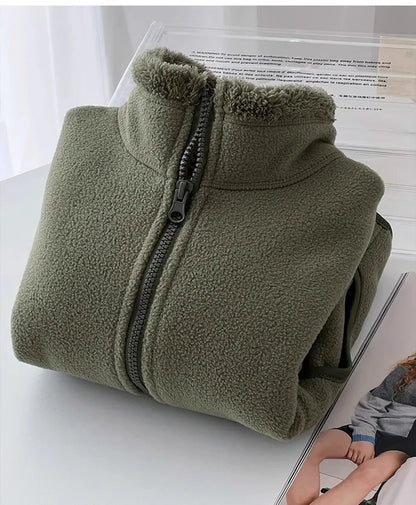 Thick Zipper Sweater for Boys & Girls – Cozy Style