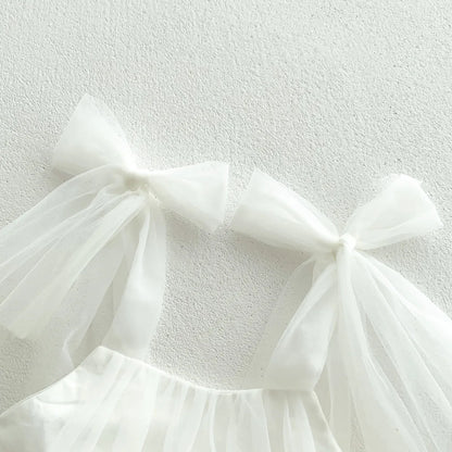 Baby Girl Summer Party Romper Set