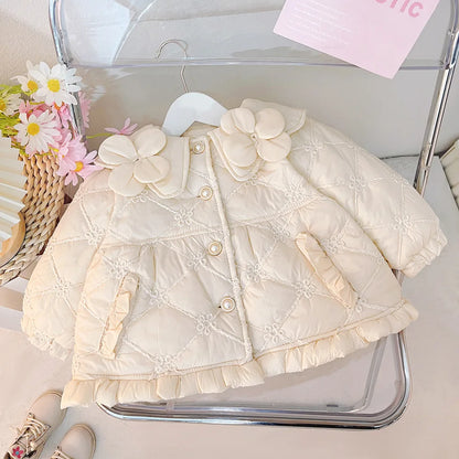 Kids’ Down Cotton Coat – Sweet & Cozy Jacket for Girls