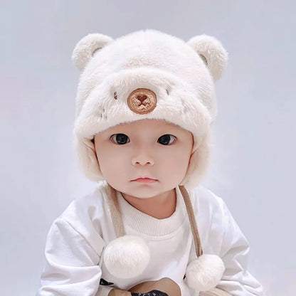 Comfy Plush Hat for Babies – Cold Weather