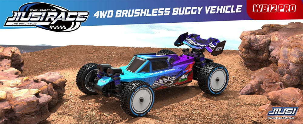 High-Speed 80KM/H RC Car – JIUSI WB12 PRO 4WD Off-Road Toy