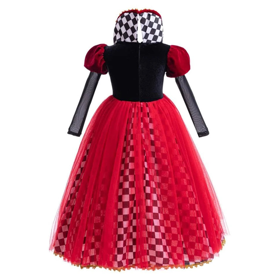 Halloween Witch & Queen of Hearts Cosplay Dress