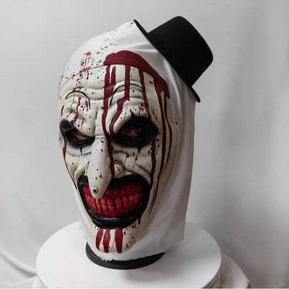 Horror Clown Costume – Terrifier 3 Bloody Jumpsuit for Halloween