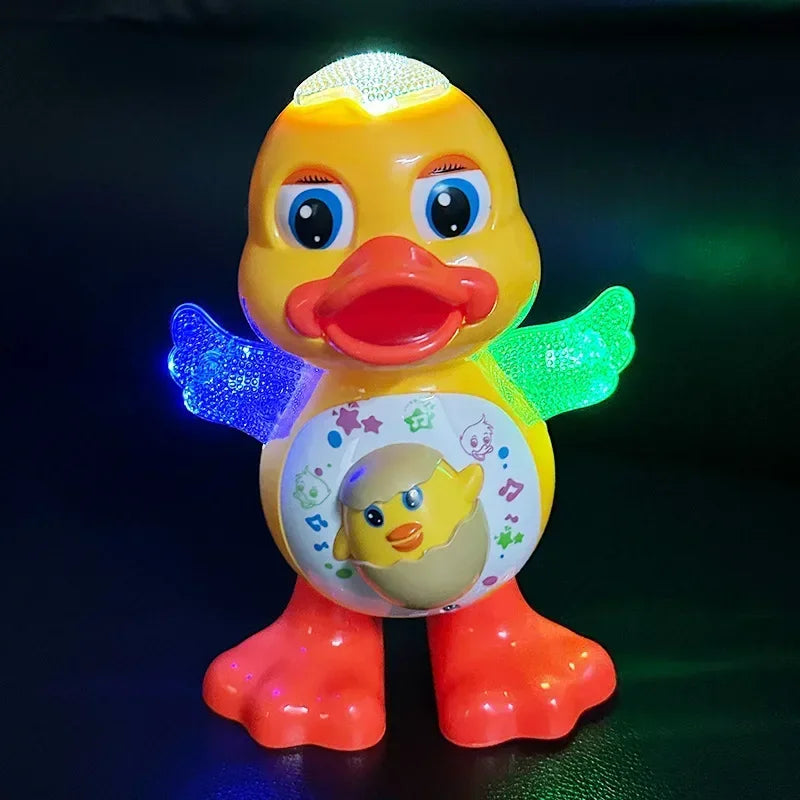 Electric Dancing Duck – Cute Musical & Light-Up Educational Toy for Kids