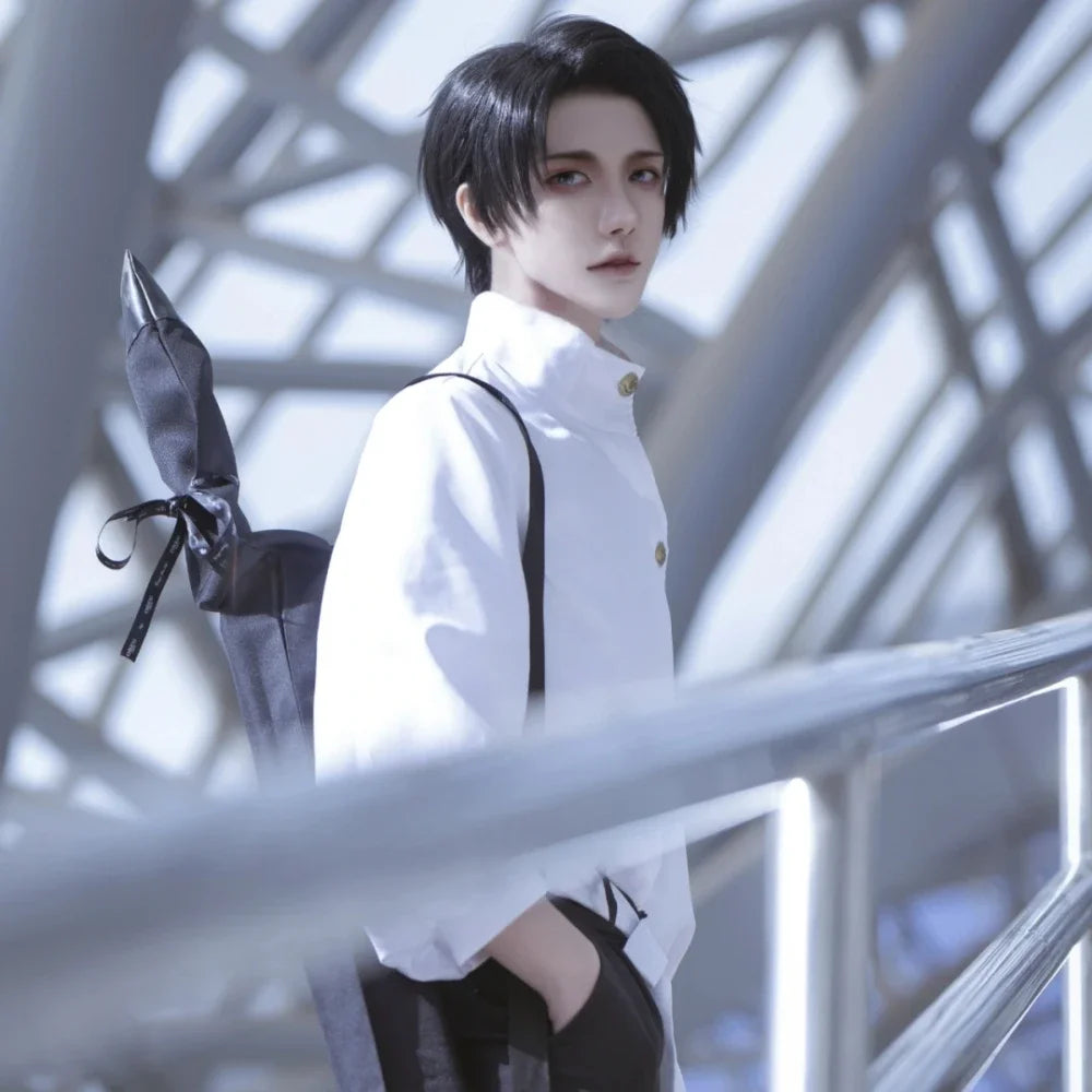 Jujutsu Kaisen Cosplay Costume – Yuta Okkotsu Anime Outfit with Wig