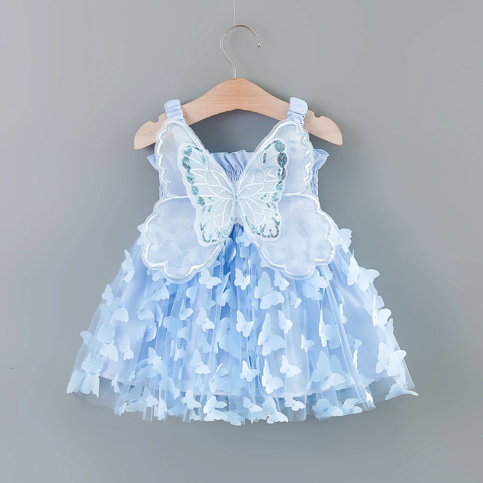 Toddler Girls’ Colorful Butterfly Party Outfit