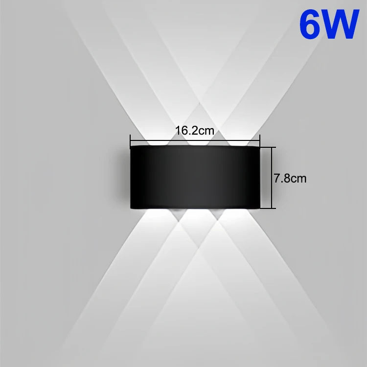 Up & Down LED Wall Lamp: Waterproof Lighting for Indoor & Outdoor Spaces