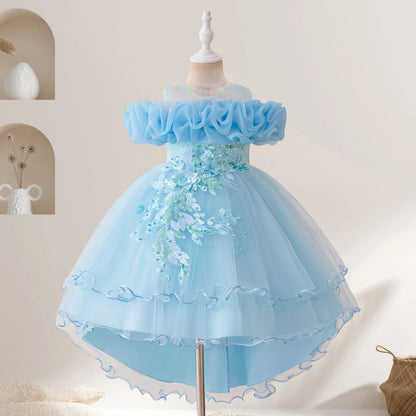 Kids Fashion Princess Dress for Birthday & Events