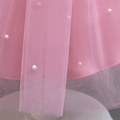 Elegant Kids Dress with Big Bow – Special Occasions