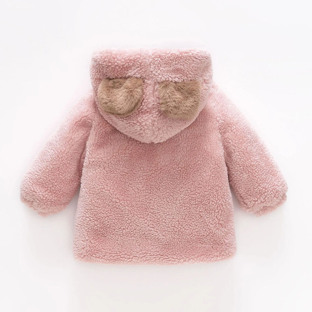 Baby Solid Color Fleece Jacket – Cozy Wear