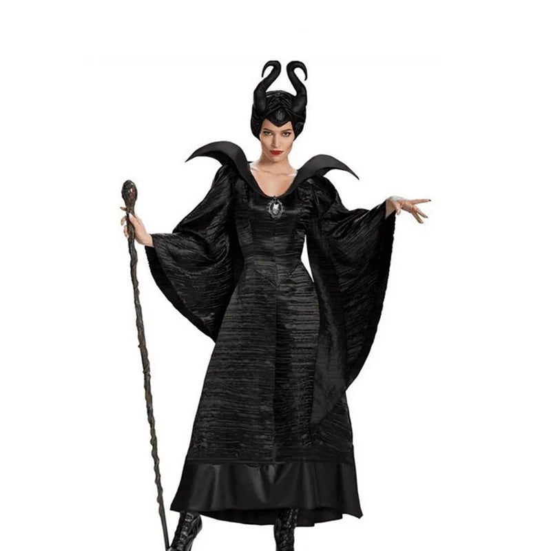 Dark Witch Queen Costume – Gothic Maleficent Halloween Look