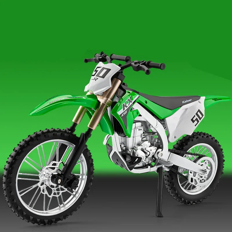 1:12 Kawasaki KX450 Diecast Off-Road Motorcycle Model – Perfect Gift for Kids