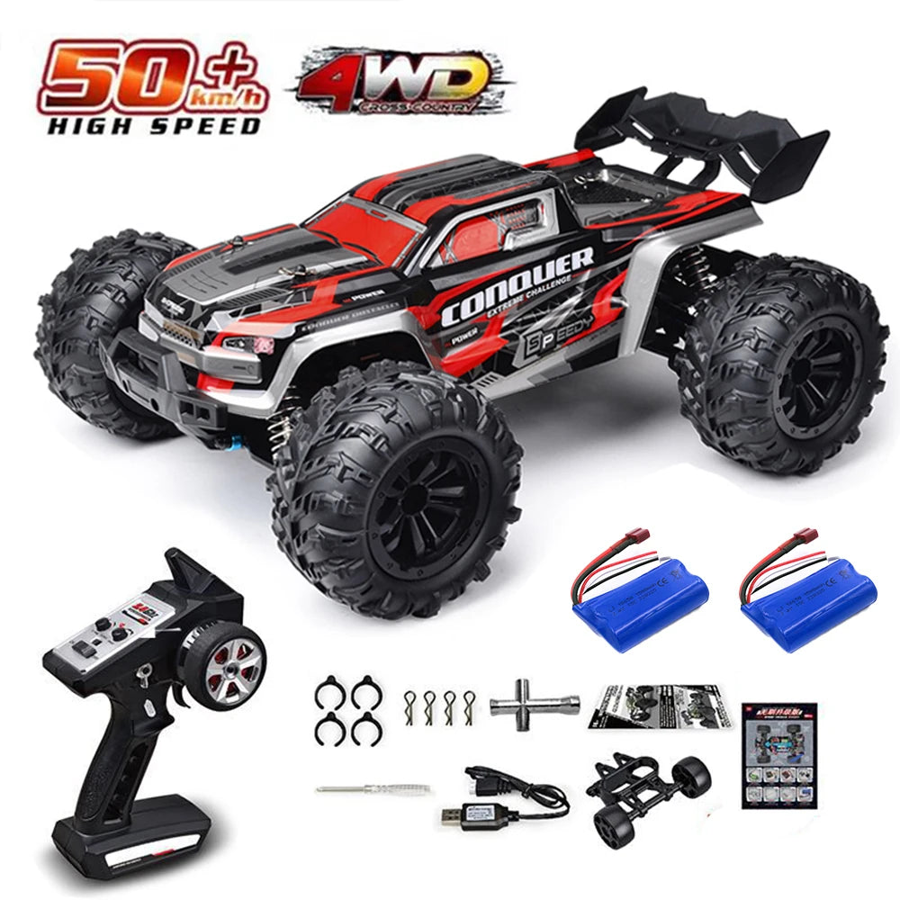 1:16 RC Off-Road Car – High-Speed 4WD Monster Truck with LED Lights