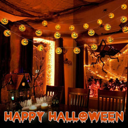 Halloween Pumpkin Lights – LED String for Garden & Party Decor