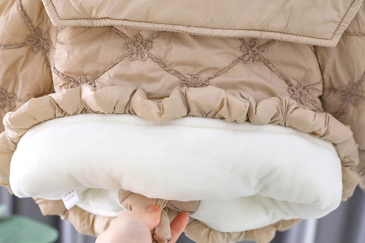Kids’ Down Cotton Coat – Sweet & Cozy Jacket for Girls