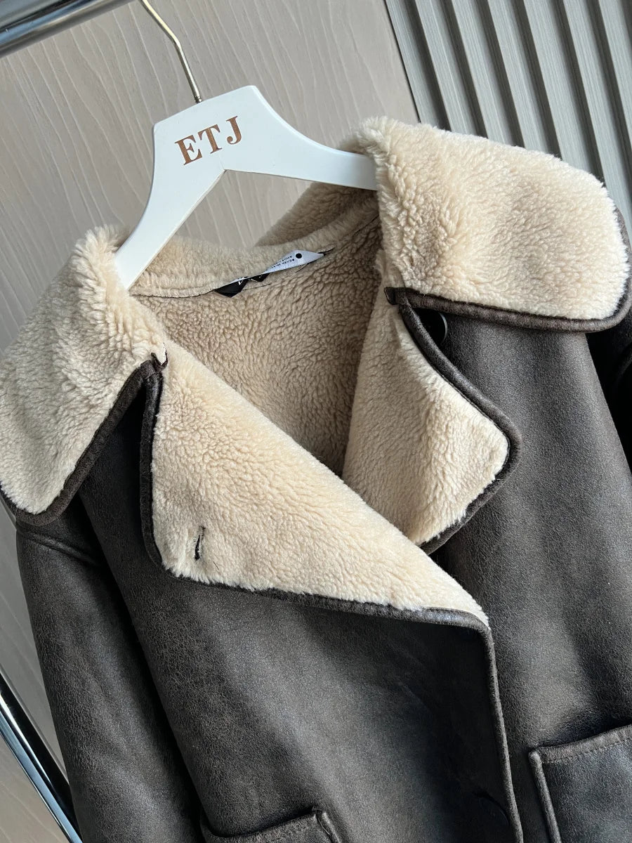 Bold & Warm: Double-Sided Fall Coat
