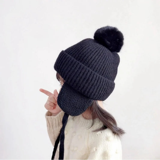 Cozy Wool Knit Hat – Baby & Kids Winter Wear