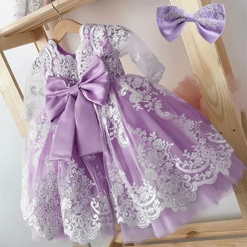 Baby Girl Formal Gown – Baptism to Christmas