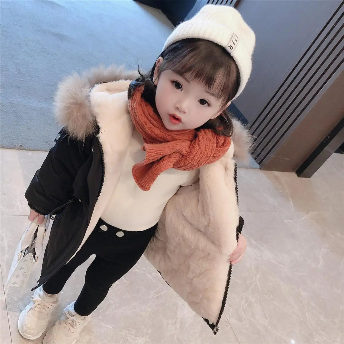 Children’s Thick Winter Jacket – Korean Fashion