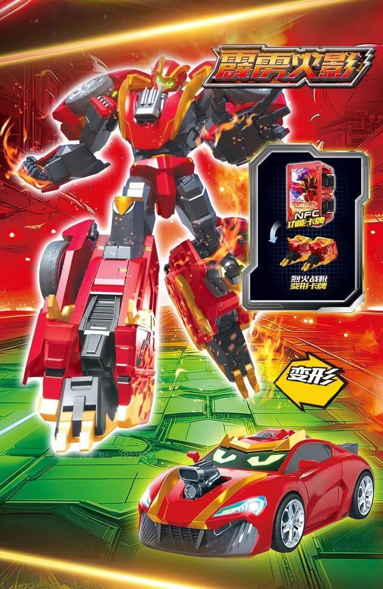 Transforming Cardbot Robot – Car-to-Robot Action Figure for Kids