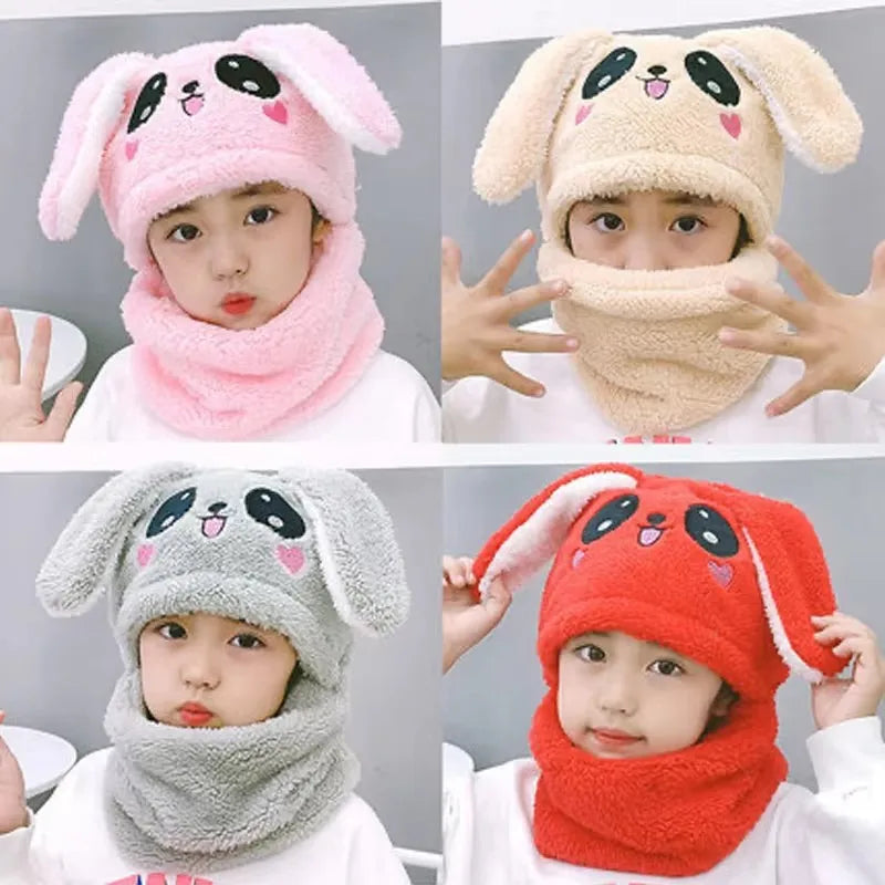 Baby & Kids Fleece Rabbit Winter Hat