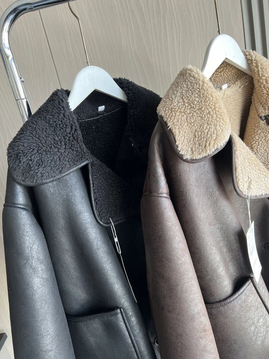 Bold & Warm: Double-Sided Fall Coat