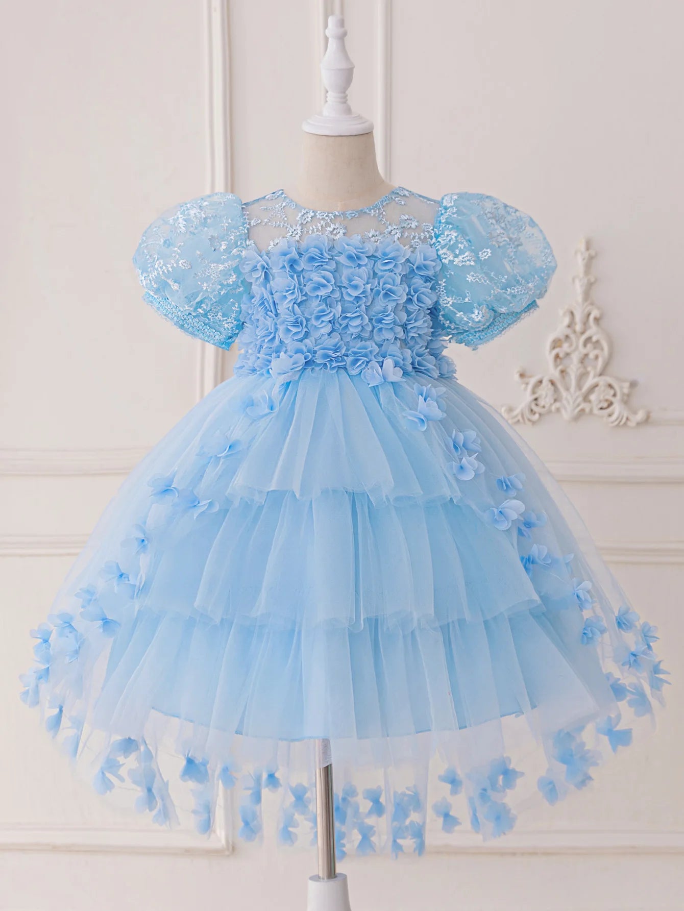 Girls Princess Party Dress – Elegant Wedding Outfit