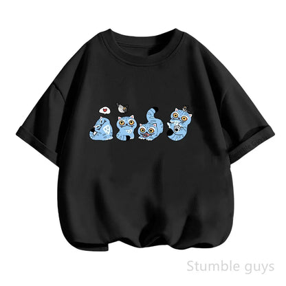 Kpop Demon Hunters Anime T-Shirt – Cool Short Sleeve for Children