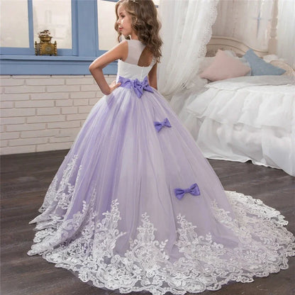 Princess Party Dress – Lace Formal Dress for Girls