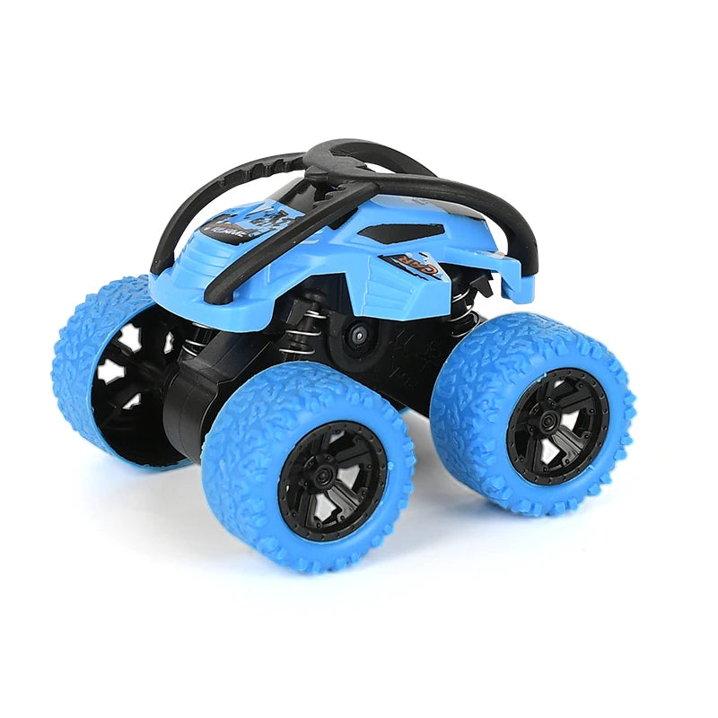 Inertial 4WD Off-Road Climbing Car – 360° Rotating, Super Durable Toy!