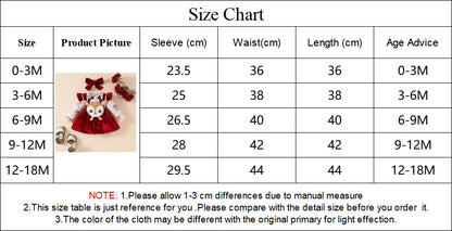 Cute Baby Girl Christmas Party Dress for Infants