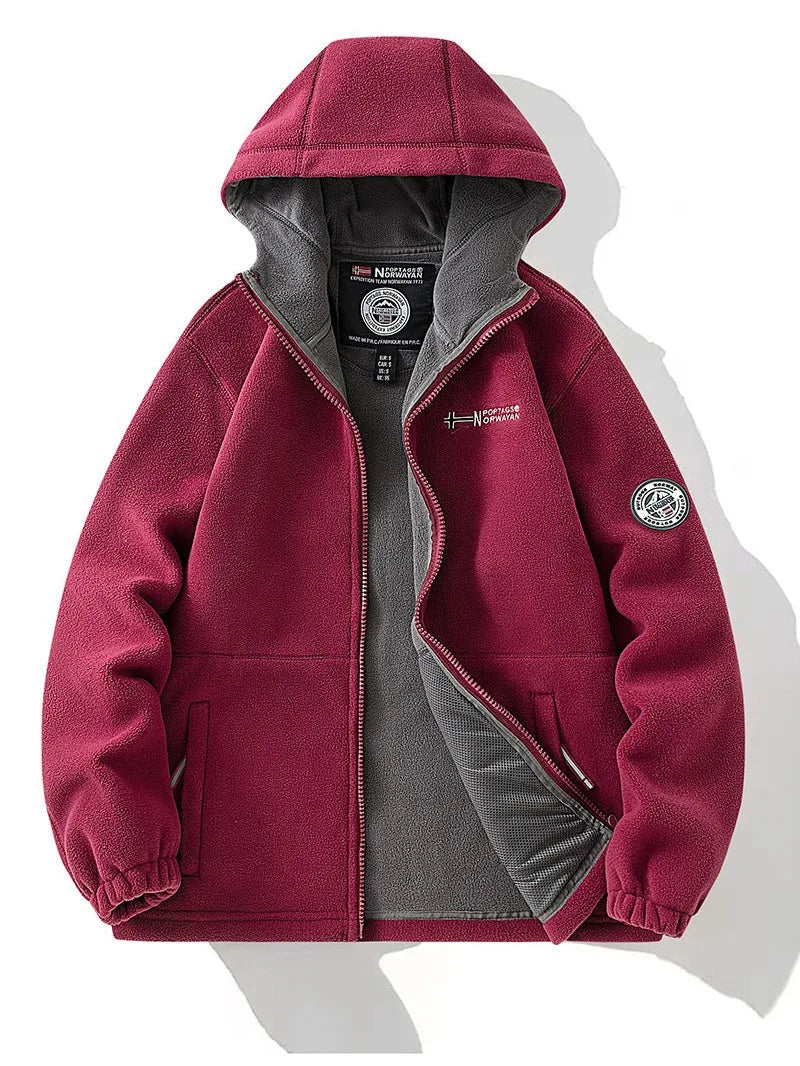 Thick Wool Ski Jacket for Men – 2025 Winter Fashion Coat