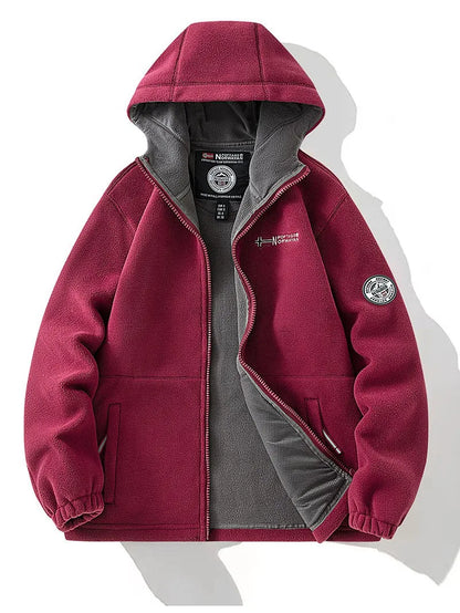 Thick Wool Ski Jacket for Men – 2025 Winter Fashion Coat