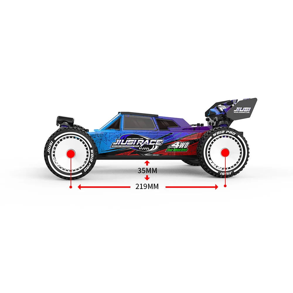 High-Speed 80KM/H RC Car – JIUSI WB12 PRO 4WD Off-Road Toy