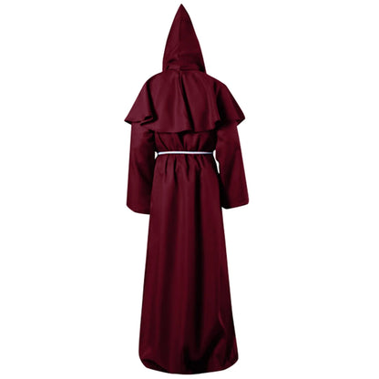 Monk Cosplay Outfit – Medieval Robe for Priest, Wizard & Costume Play