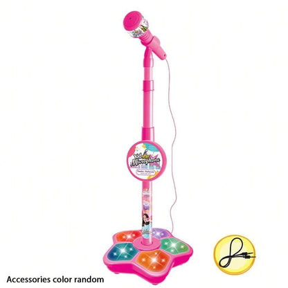 Kids’ Karaoke Machine Stand – Electronic Microphone Toy for Parties