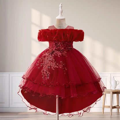 Kids Fashion Princess Dress for Birthday & Events