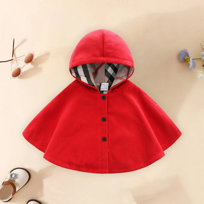 Children’s Autumn/Winter Warm Cape Coat