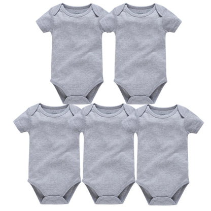 Short Sleeve Baby Bodysuit – Soft Cotton (0–24M)