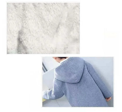 Boys’ Casual Woolen Jacket – Warm & Stylish Korean