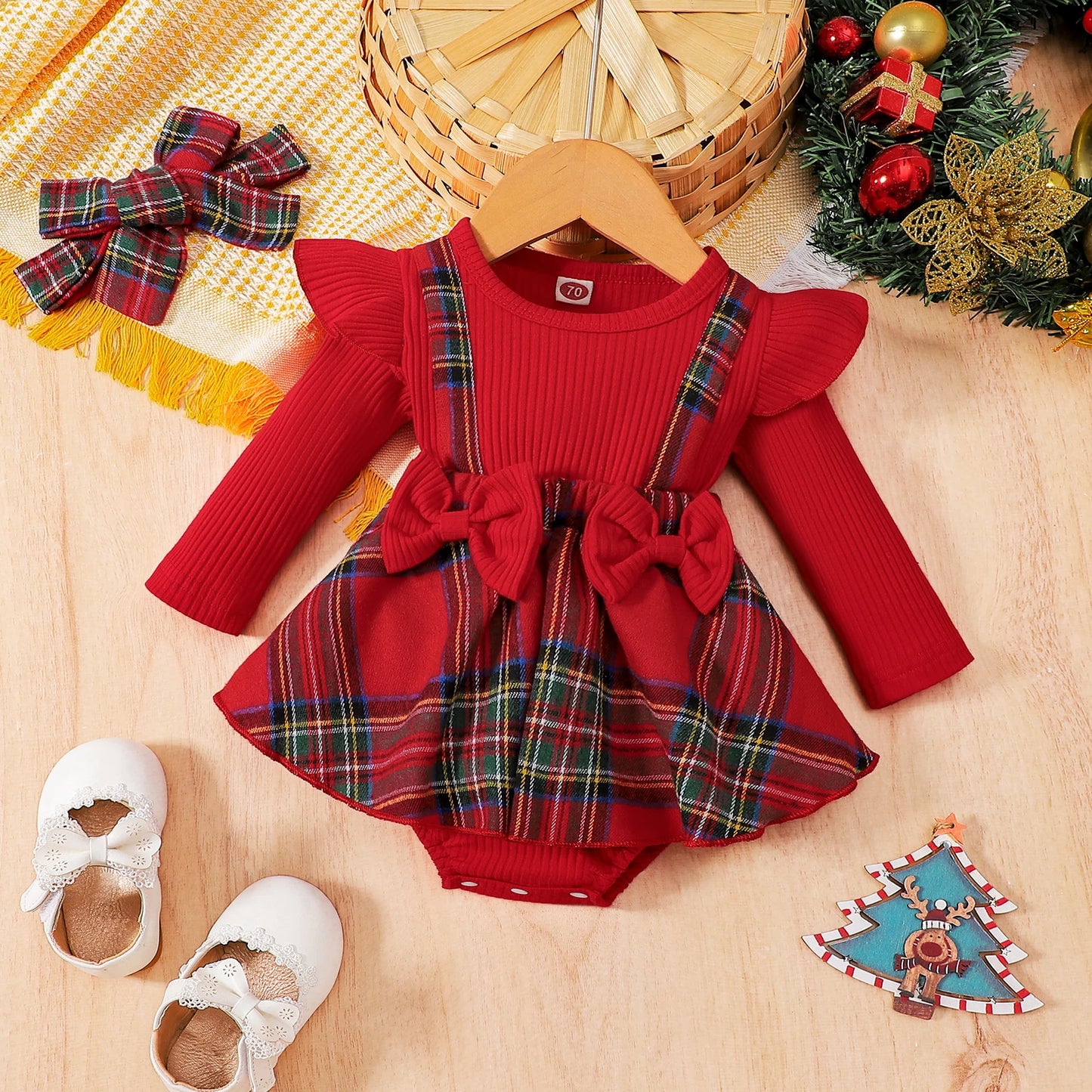 Cute Baby Girl Christmas Party Dress for Infants