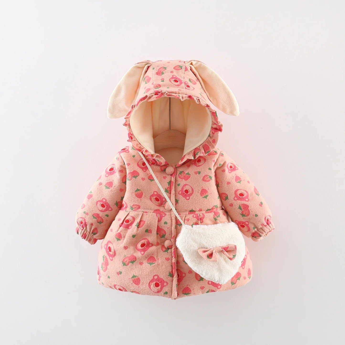 Toddler & Kids Bunny Ear Winter Outerwear