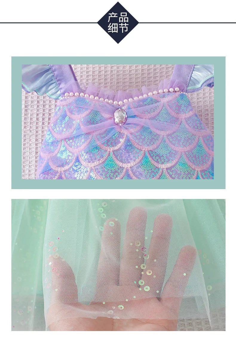 Princess Sequin Dress – Baby Girl Summer Fantasy