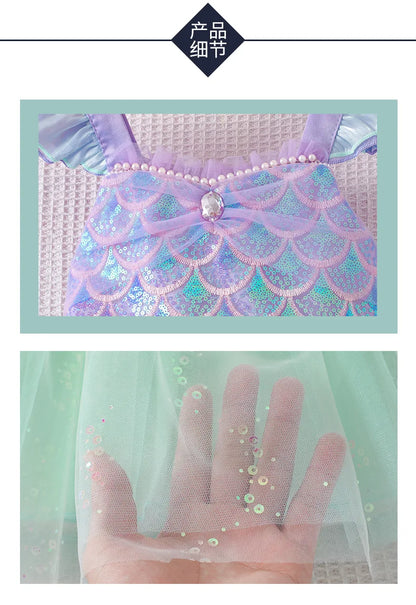 Princess Sequin Dress – Baby Girl Summer Fantasy